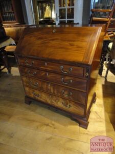 antiek mahonie secretaire, VERKOCHT