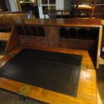 Antiek mahonie secretaire circa 1750, George III 2