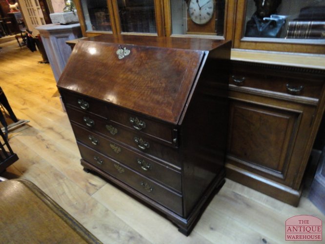 antiek mahonie secretaire , VERKOCHT