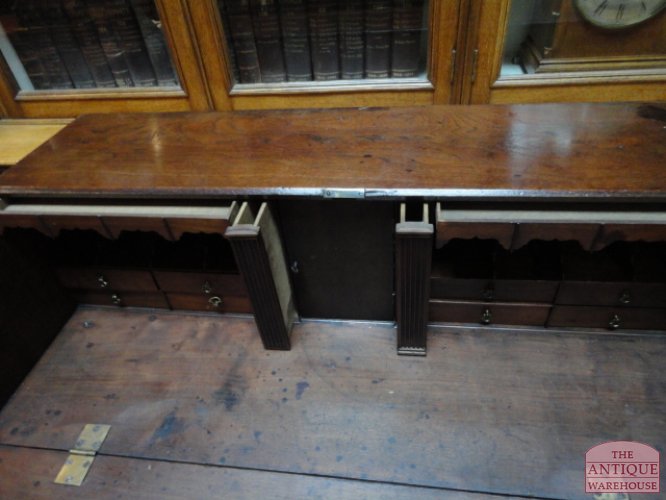 Antiek mahonie secretaire circa 1760 3