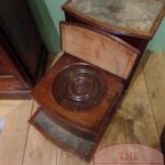 Antiek mahoniehouten Engels bibliotheek trapje 3