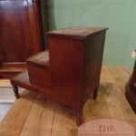 Antiek mahoniehouten Engels bibliotheek trapje 4