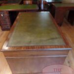 Antiek mahoniehouten Engels bureau 2