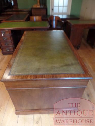 Antiek mahoniehouten Engels bureau 2