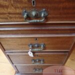 Antiek mahoniehouten Engels bureau 3