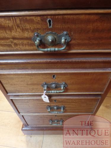 Antiek mahoniehouten Engels bureau 3