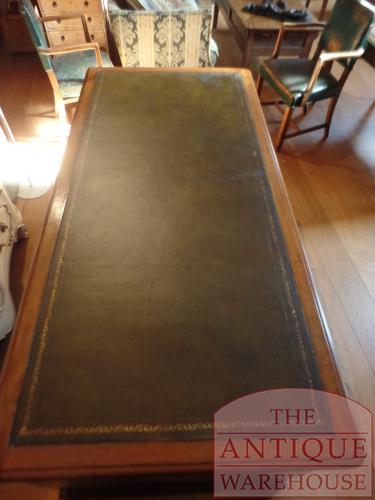 Antiek mahoniehouten Engels bureau 2