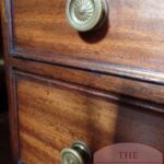 Antiek mahoniehouten Engels bureau 4