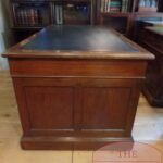 Antiek mahoniehouten Engels bureau 2