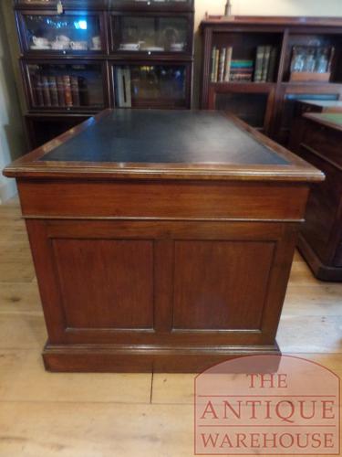 Antiek mahoniehouten Engels bureau 2