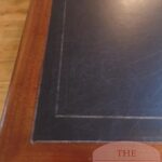 Antiek mahoniehouten Engels bureau 3