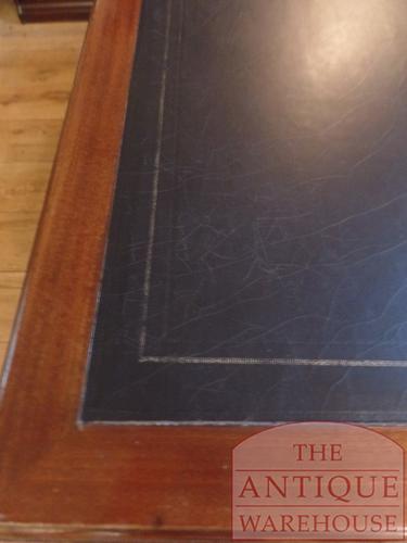 Antiek mahoniehouten Engels bureau 3