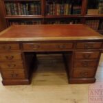 Antiek mahoniehouten Engels bureau 1