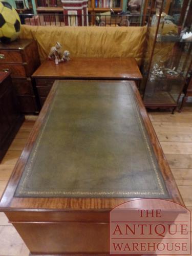 Antiek mahoniehouten Engels bureau 2