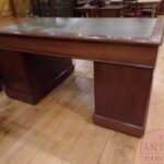 Antiek mahoniehouten Engels bureau 3