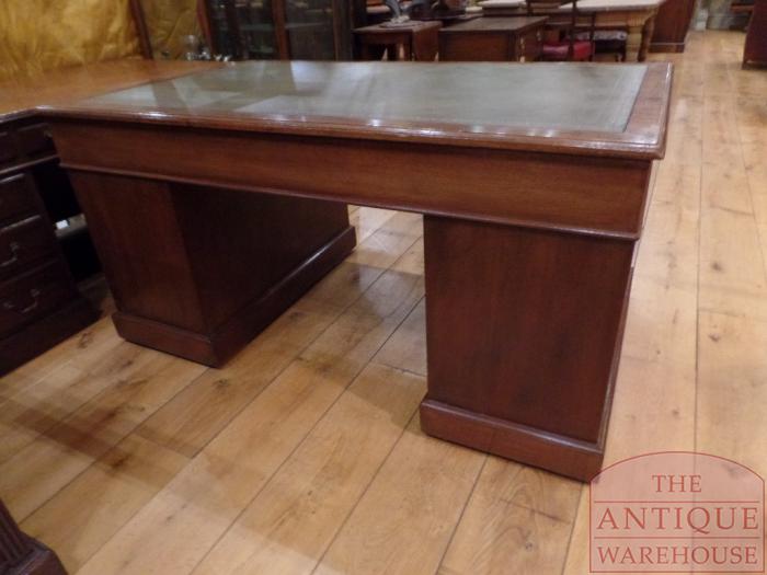 Antiek mahoniehouten Engels bureau 3