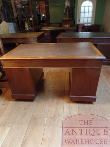 Antiek mahoniehouten Engels kwaliteitsbureau 2