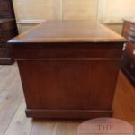 Antiek mahoniehouten Engels kwaliteitsbureau 3