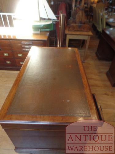 Antiek mahoniehouten Engels kwaliteitsbureau 4