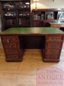 antiek mahoniehouten Frans bureau