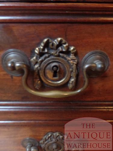 Antiek mahoniehouten Frans bureau 4