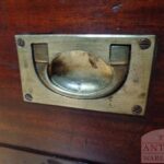 Antiek mahoniehouten ladekast uit drukkerij 2