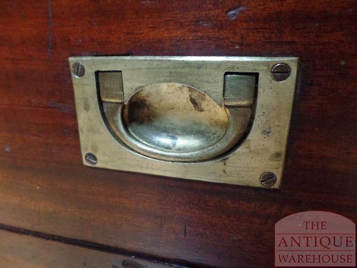 Antiek mahoniehouten ladekast uit drukkerij 2