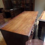 Antiek mahoniehouten ladekast uit drukkerij 3