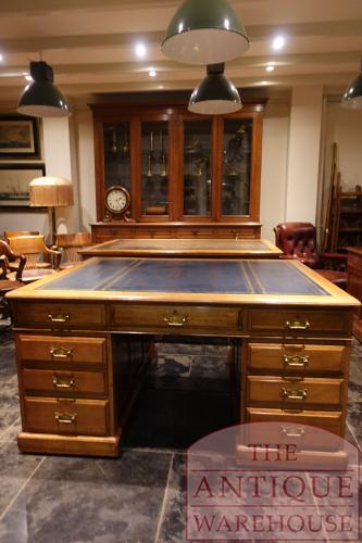 antiek mahoniehouten partners bureau, antiek buro