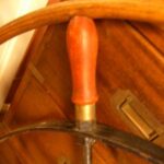 antiek nautisch stuurwiel 1