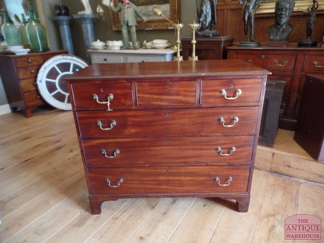 antiek Schotse Georgian ladekast, VERKOCHT