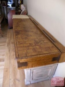 antiek slagers blok, VERKOCHT