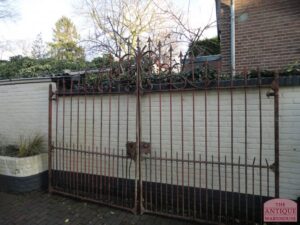 antiek smeedijzeren Frans hekwerk, VERKOCHT
