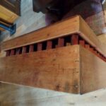 antiek wijn opslag kast 2