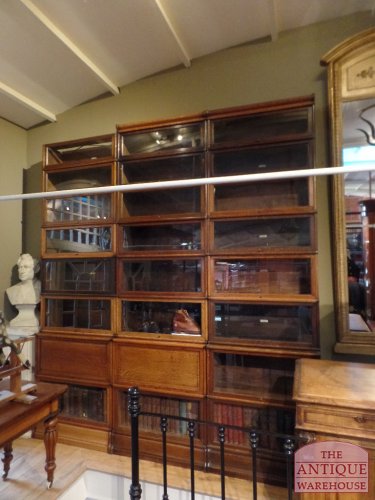 antieke 8 hoge originele stapelbare Globe Wernicke kast