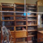 Antieke 8 hoge originele stapelbare Globe Wernicke kast 2