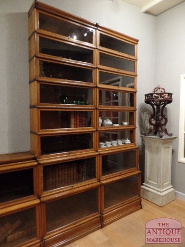 antieke 8 hoge originele stapelbare Globe Wernicke kast