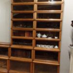 Antieke 8 hoge originele stapelbare Globe Wernicke kast 2