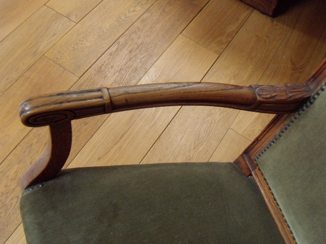 Antieke Amsterdamse bureaustoel 2