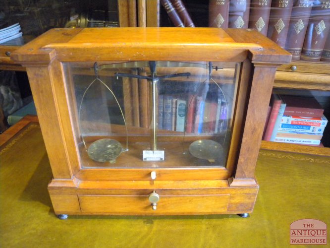 antieke apothekers milligram balans, VERKOCHT