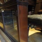 Antieke apothekers vitrine, zeer laag, ophangbaar 2