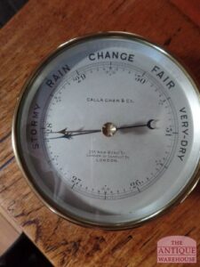 antieke barometer, van de firma Callaghan & Co, 23a New Bond str, Corner of conduit st, London
