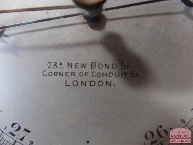 Antieke barometer van de firma Callaghan & Co 3