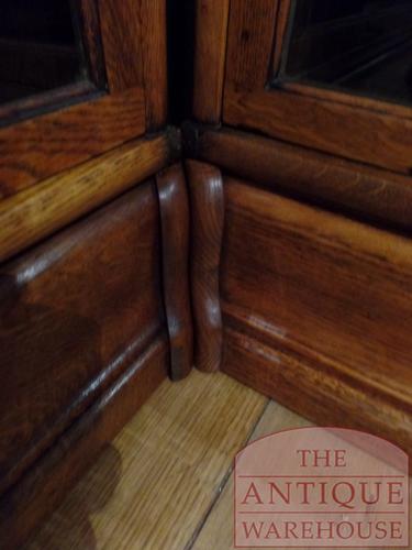 Antieke barrister Globe Wernicke hoekkast 2