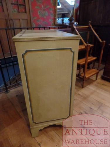 Antieke beschilderde Victorian Engelse ladekast 2