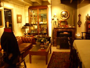 antieke bibliotheek salon