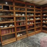 Antieke bibliotheek van Globe Wernicke met hoekelementen 1