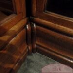 Antieke bibliotheek van Globe Wernicke met hoekelementen 2