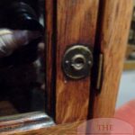 Antieke bibliotheek van Globe Wernicke met hoekelementen 3