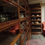 Antieke bibliotheek van Globe Wernicke met hoekelementen 5